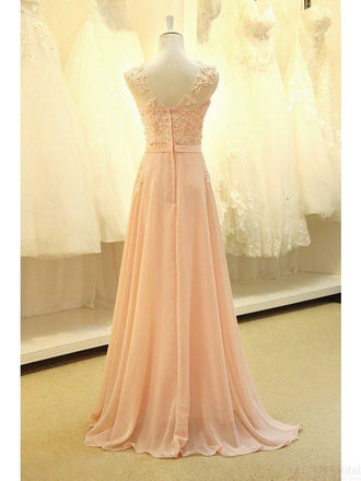 Real Made Appliques Long Prom Dress Evening Dress DM189