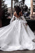 Off the Shoulder Rustic Long Sleeves Long Wedding Dresses, Beach Bridal Gowns DM1927