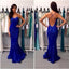 Black Backless lace Sexy mermaid beautiful Long Prom Dress DM226