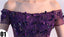 Cute A line Purple Homecoming Dresses,Off-shoulder Short Sexy Appliqued Prom Dress DM379
