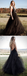 Black Tulle Backless Halter A Line Cheap Long Prom Dress Sexy Evening Dress DMG27