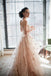 Beautiful A Line Sweetheart Flower Chic Bridal Gown, Princess Wedding Dress DME34