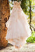 Beautiful A Line Sweetheart Flower Chic Bridal Gown, Princess Wedding Dress DME34