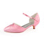 Pink Prom Shoes with Beads, Fashion Low Heels Woman Party Shoes L-925