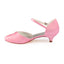 Pink Prom Shoes with Beads, Fashion Low Heels Woman Party Shoes L-925