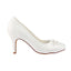 Ivory High Heels Bridal Shoes,Elegant Wedding Shoes, Lace Woman Shoes L-926