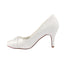 Ivory High Heels Bridal Shoes,Elegant Wedding Shoes, Lace Woman Shoes L-926