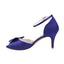 Purple Wedding Shoes, Peep Toe Evening Party Shoes, Charming Woman Shoes L-927
