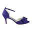 Purple Wedding Shoes, Peep Toe Evening Party Shoes, Charming Woman Shoes L-927