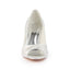 Ivory High Heels Satin Wedding Shoes, Princess Wedding Party Shoes L-928