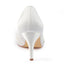 Ivory High Heels Satin Wedding Shoes, Princess Wedding Party Shoes L-928