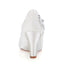 Ivory Wedge Lace Wedding Shoes with Beads, Charming Woman Shoes L-932