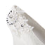 Ivory Wedge Lace Wedding Shoes with Beads, Charming Woman Shoes L-932