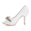 Ivory High Heels Lace Wedding Shoes with Rhinestone, Fashion Wedding Party Shoes L-935