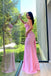 Elegant Mermaid Sweetheart Pink Prom Dresses Long Formal Evening Dress DM1965