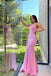 Elegant Mermaid Sweetheart Pink Prom Dresses Long Formal Evening Dress DM1965
