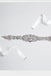 Rhinestone Bridal Belt Pearl Long Ribbon Wedding Sash BS2