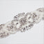 Pearls and Beads White Wedding Sashes Belts On Sale BS14