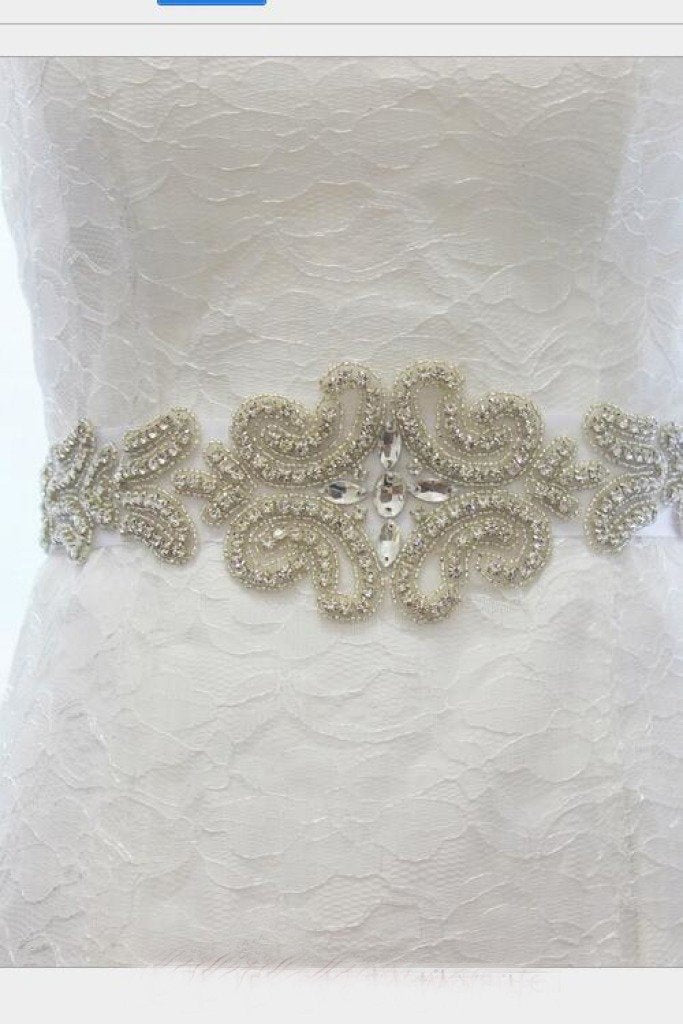 Shinny Diamond Bridal Belt Wedding Accessories BS4