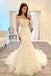 Elegant Mermaid Off the Shoulder Long Sleeves Wedding Dresses with Lace Appliques DM1923