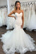 Sexy Lace Mermaid Sweetheart Wedding Dress With Ruffles, Bridal Gown DM1884
