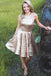 Shiny Sequin Halter Simple Homecoming Dresses, Sparkly Sequin Short Party Dress DMM26