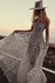 Stunning Sparkle A Line Wedding Dresses Strapless Sequined Bridal Gown DM1925