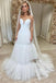 Sweetheart Neck Layers Tulle Wedding Dresses, A Line Bridal Gowns DM1951