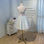 A Line Sweetheart Tulle Short Homecoming Dress With Flowers DMN45