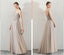 A Line Tulle Long Straps Lace Up Back Beaded Prom Dresses,Evening Dress DMG73