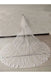 Ivory Lace Appliqued Tulle Wedding Veil, Bridal Veil WV20