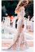 Vintage Long Sleeve Mermaid Lace Applique Wedding Dressses DMN93