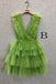 A Line Hot Pink V Neck Tiered Homecoming Dresses, Cute Tulle Short Prom Party Dresses DMHD37