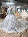 Stunning Light Blue Ball Gown Wedding Dresses, Quinceanera Dresses DMJ98