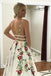 Charming V Neck Floral Embroidery Long Lace Prom Dress with Pocket DMJ1