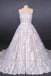 A Line Strapless Lace Appliques Wedding Dress, Cheap Bridal Dresses DMQ16