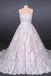 A Line Strapless Lace Appliques Wedding Dress, Cheap Bridal Dresses DMQ16