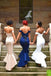 Elegant Mermaid Satin Off-the-Shoulder Sweetheart High Low Bridesmaid Dresses DMD62