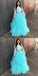 Full Sleeve Evening Dress, Two Piece Tulle Lace Top Prom Dress, Elegant Formal Dress DME90