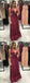 Sexy A-Line V-Neck Pleated Burgundy Chiffon Prom Party Dress DMF8