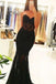Black Sweetheart Mermaid Sexy Lace Prom Dress,Long Black Evening Dresses DM174