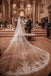 Fairy Tale Worthy One Layer Cathedral Length Lace Wedding Veil+Comb WV10