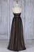 Chic Black Long Straps Tulle A Line Prom Dress,Evening Dresses DM879