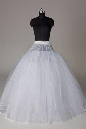 Fashion Ball Gown Wedding Petticoat Accessories White Floor Length DMP5