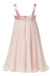 Princess Pink A-Line Chiffon Sleeveless Floor-Length Flower Girl Dress DM705