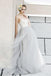 Sexy Wedding Dress,White Top Wedding Dresses,A-line Wedding Dress,Lace Bridal Dresses,Grey Prom Dresses,Tulle Wedding Dresses,Strapless Prom Dress,Sweetheart Wedding Dresses