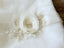 Ivory Floral Bridal Belt Applique Lace Applique Sash Beaded Pearls BS11