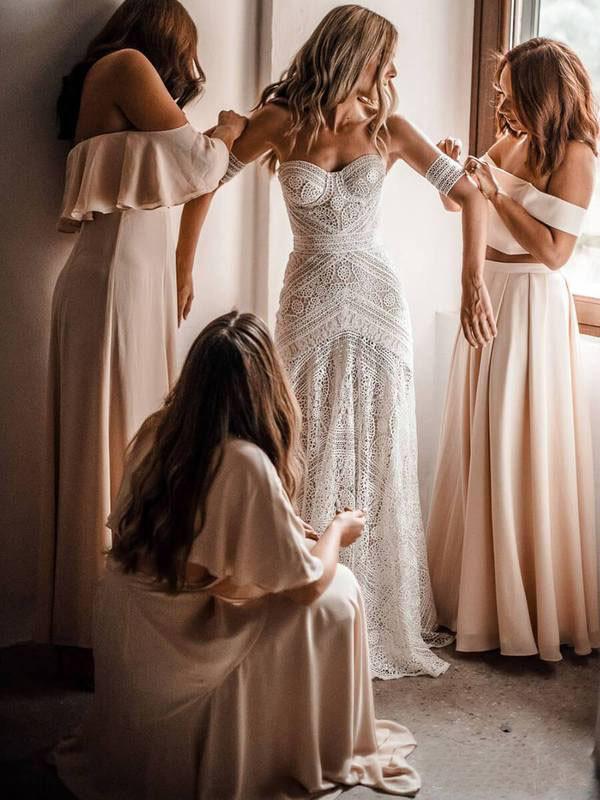 Simple Modest Wedding Gowns With Bownot Cheap Tulle Backless Wedding Dress OKF79 Demodresses Simple Modest Wedding Gowns With Bownot Cheap Tulle Backless Wedding Dress OKF79 Demodresses