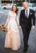 Lace A-line Long Sleeves Tulle Simple Cheap Long Wedding Dresses,Prom Dress DM889