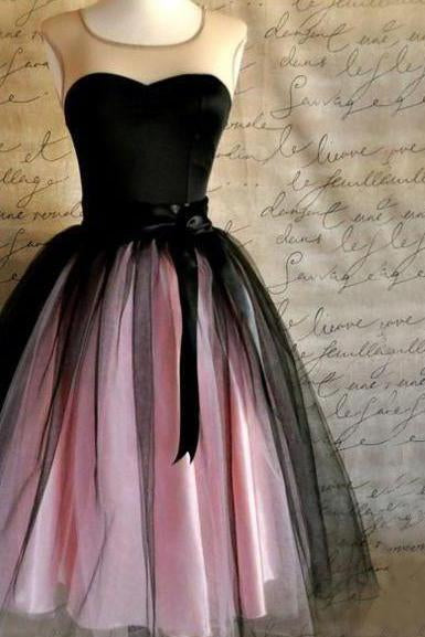 Stunning Vintage Ribbons Tulle Short Homecoming Prom Dress Party Dress Demodresses Stunning Vintage Ribbons Tulle Short Homecoming Prom Dress Party Dress Demodresses
